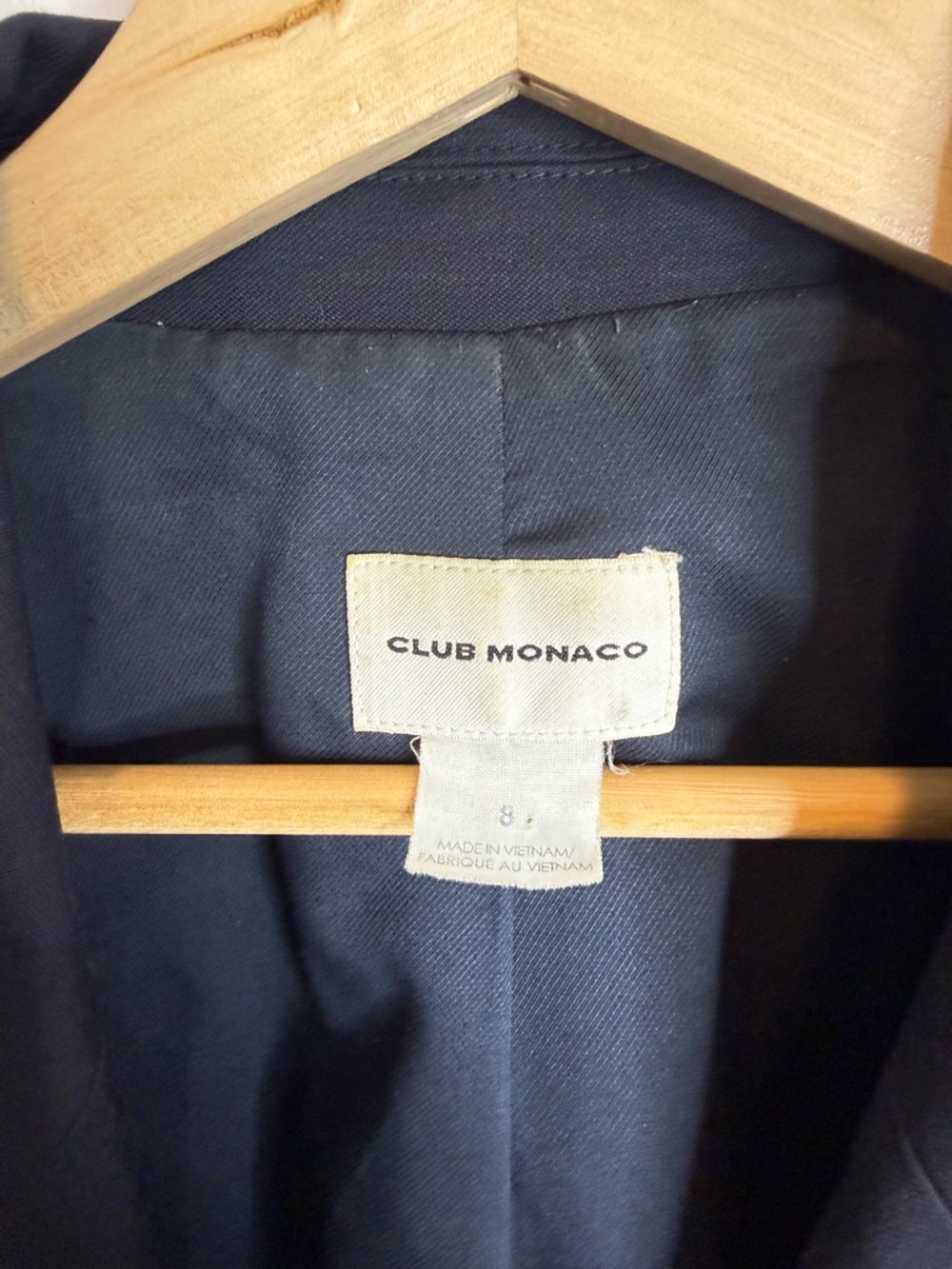 Club Monaco double breasted black blazer size 8 - Picture 6 of 11